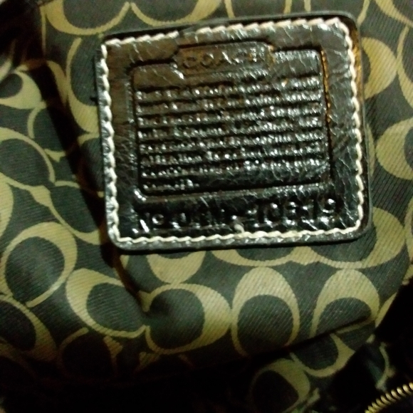 ☆☆SOLD☆☆Coach Brown Patchwork Leather Shoulder Bag - Picture 10 of 15